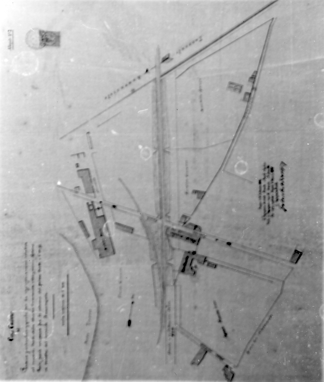 planimetria, opera isolata di Adinolfi Gabriele (sec. XIX)