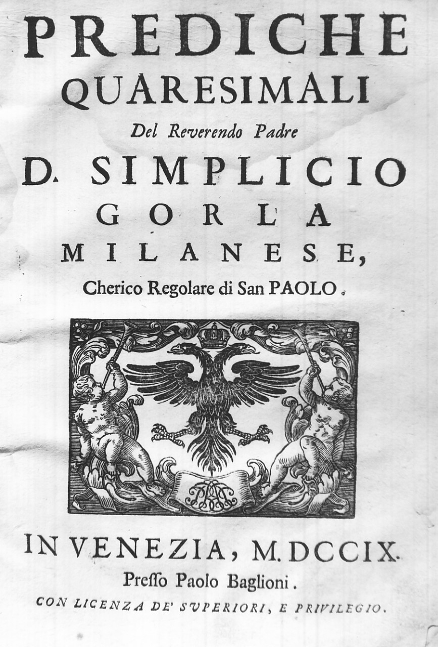 elementi decorativi (stampa, opera isolata) - ambito veneziano (sec. XVIII)