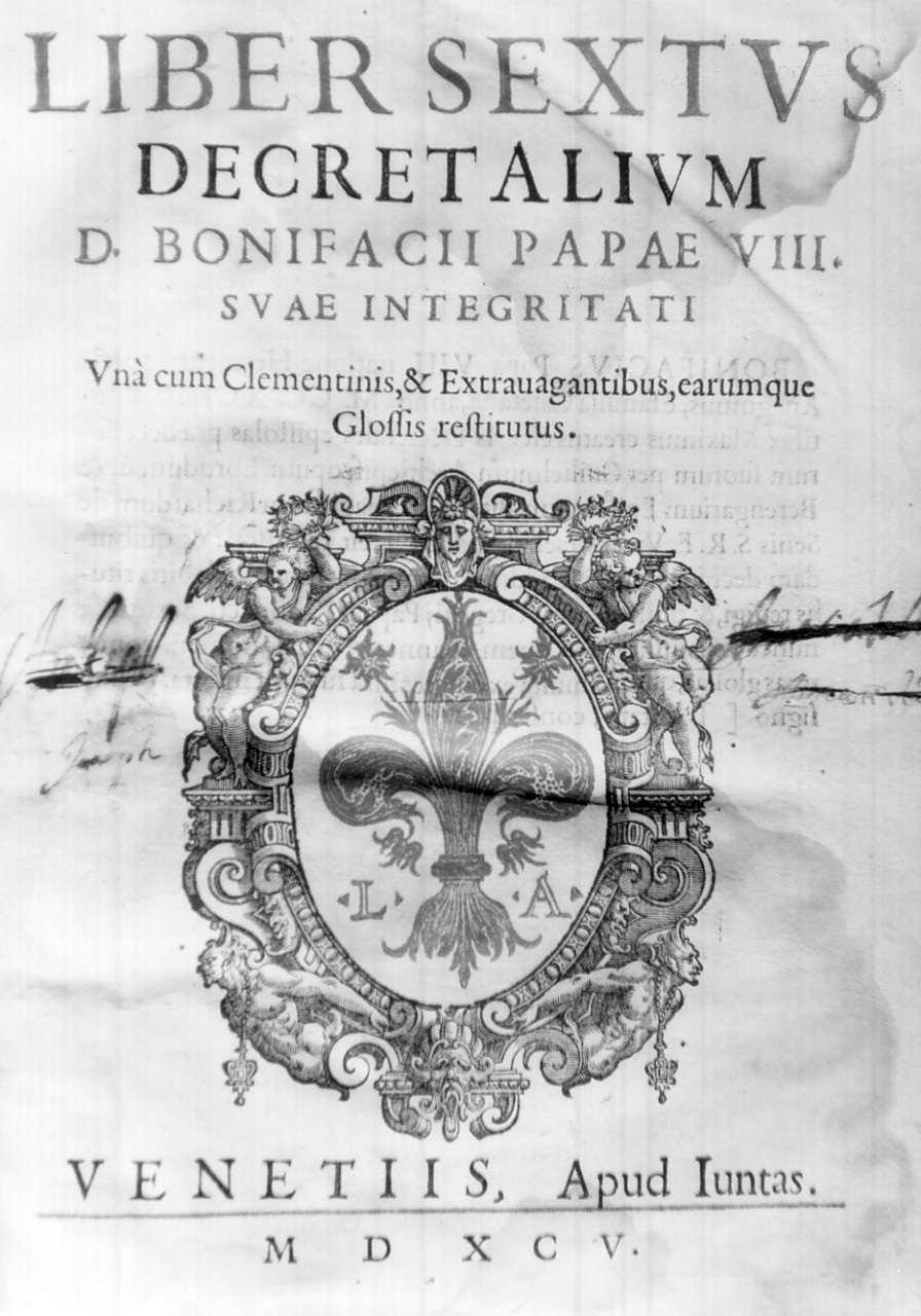 elementi decorativi (stampa, opera isolata) - ambito veneziano (sec. XVI)