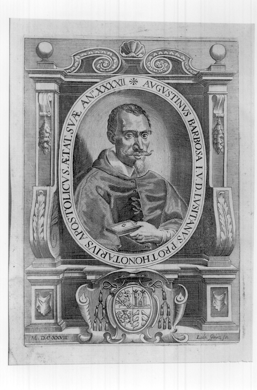 ritratto di ecclesiastico (stampa, opera isolata) - ambito romano (?) (sec. XVII)