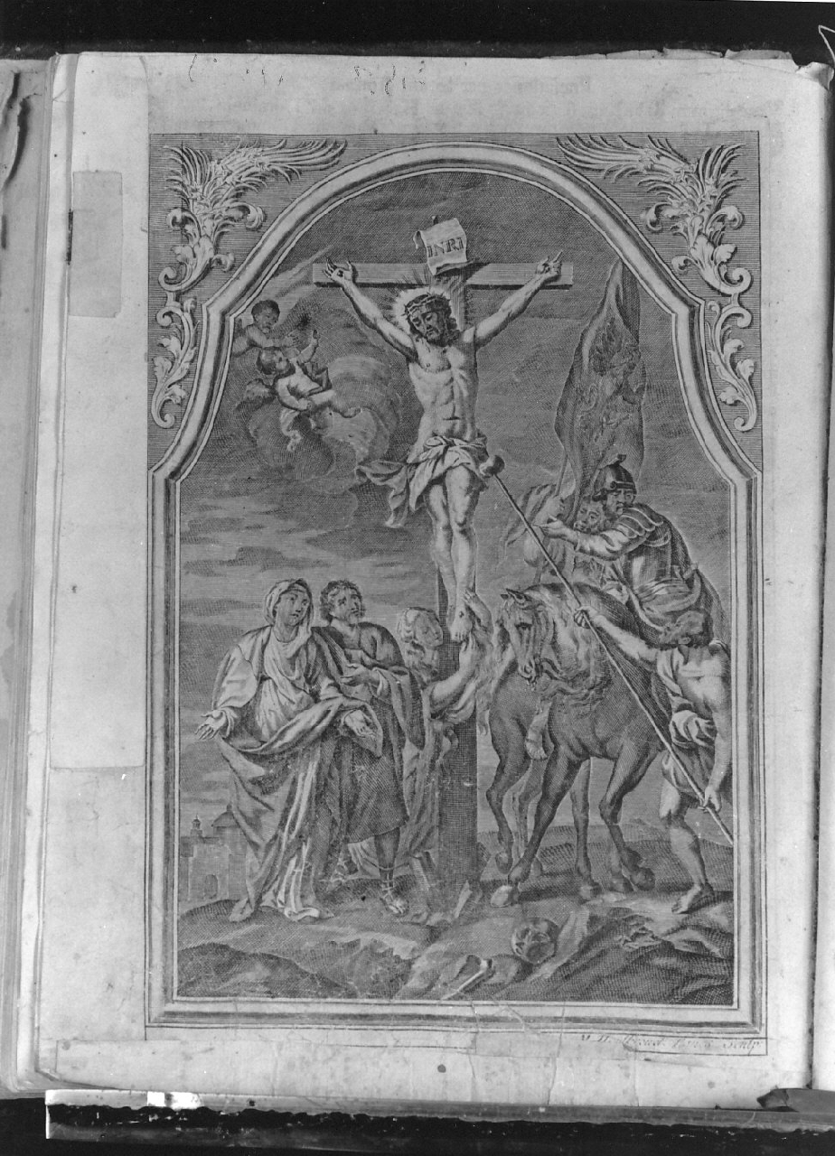crocifissione (stampa) di Beylbrouck Michael (sec. XVIII)
