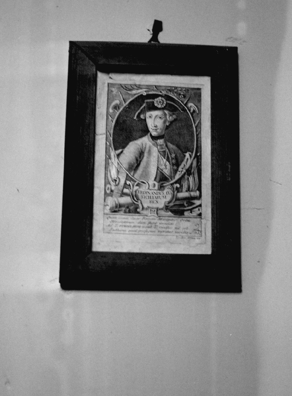 Ritratto de Re delle Sicilie Ferdinando IV, ritratto d'uomo (stampa, opera isolata) - ambito Italia meridionale (sec. XIX)