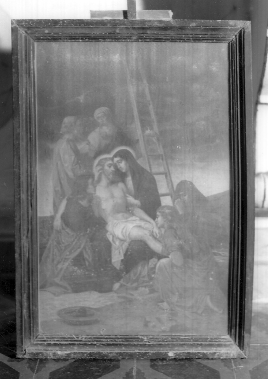 stazioni della via crucis (stampa, ciclo) - produzione Italia meridionale (sec. XIX)