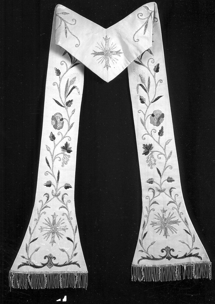 stola, opera isolata - manifattura catanzarese (seconda metà sec. XIX)