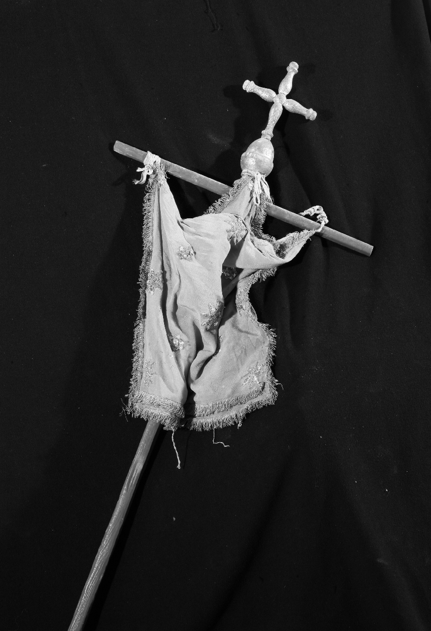 stendardo processionale, opera isolata - bottega calabrese, manifattura calabrese (sec. XIX)