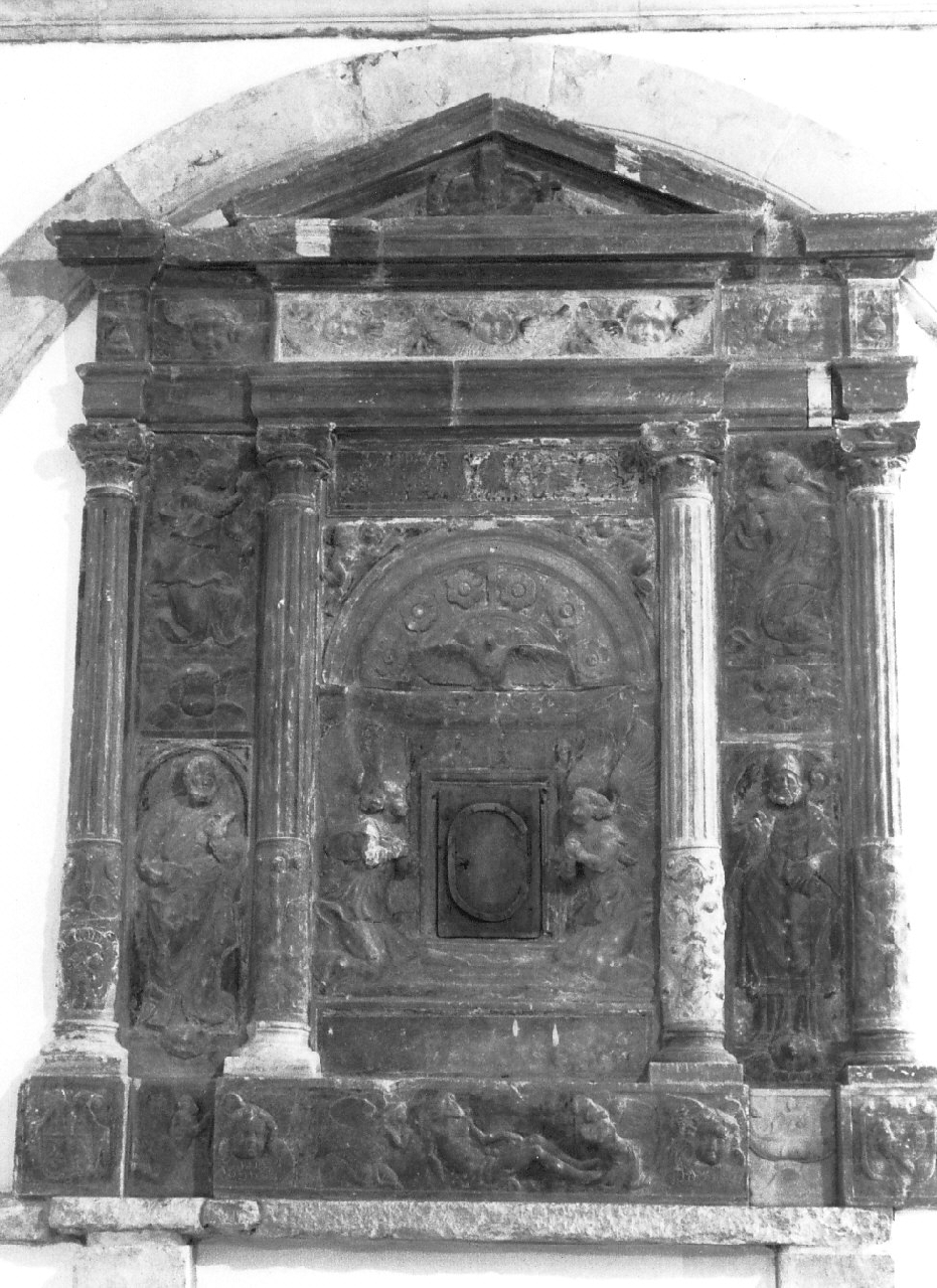 tabernacolo, opera isolata - bottega Italia meridionale (seconda metà sec. XVI)