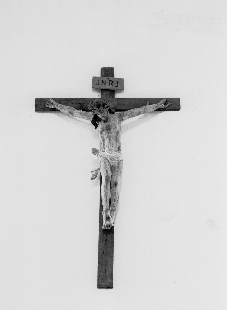 crocifisso, opera isolata - bottega Italia meridionale (seconda metà sec. XIX)