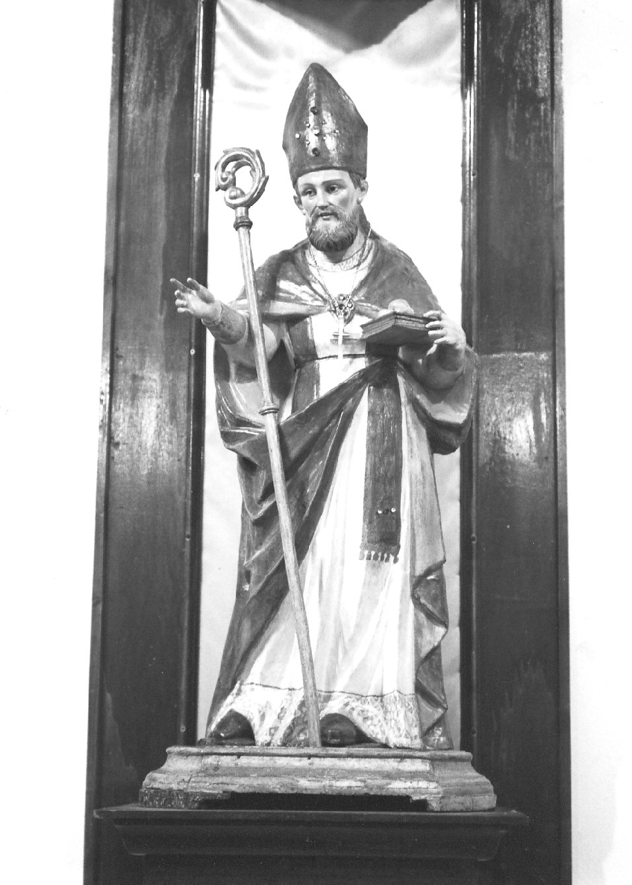 San Nicola di Bari (statua, opera isolata) - bottega napoletana (sec. XIX)