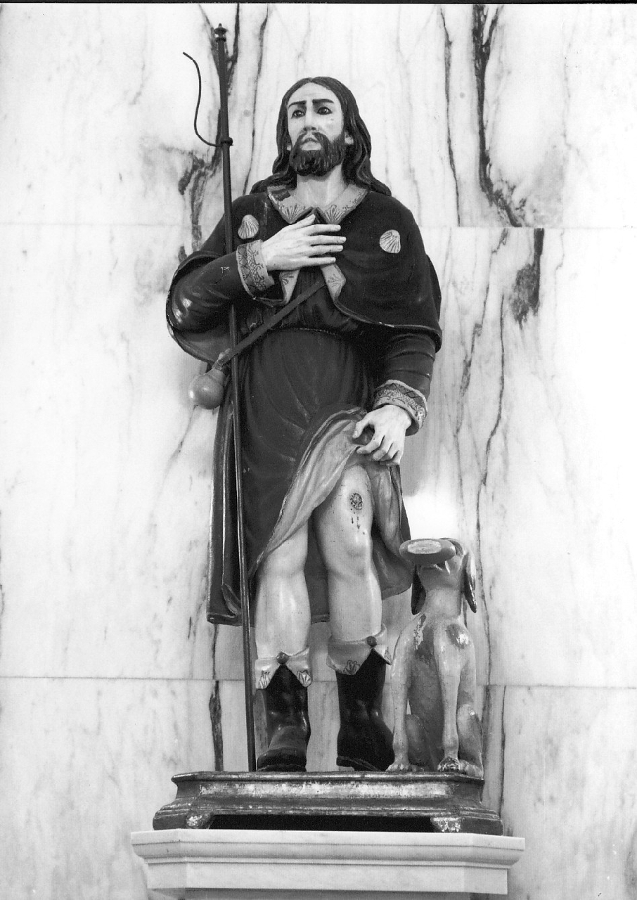San Rocco (statua, opera isolata) - bottega Italia meridionale (prima metà sec. XX)