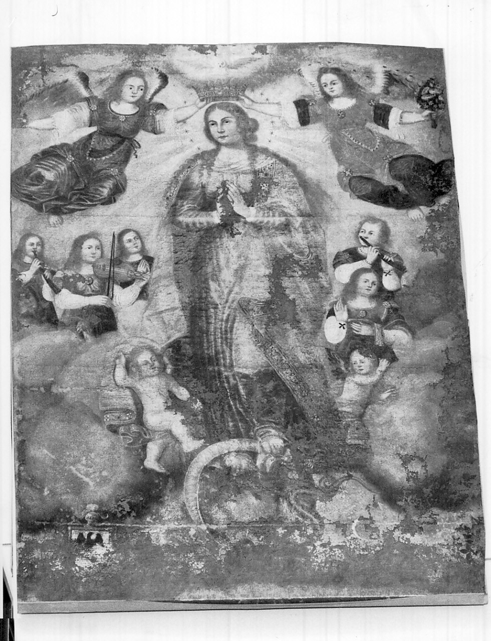 Immacolata Concezione (dipinto, opera isolata) - bottega Italia meridionale (prima metà sec. XIX)