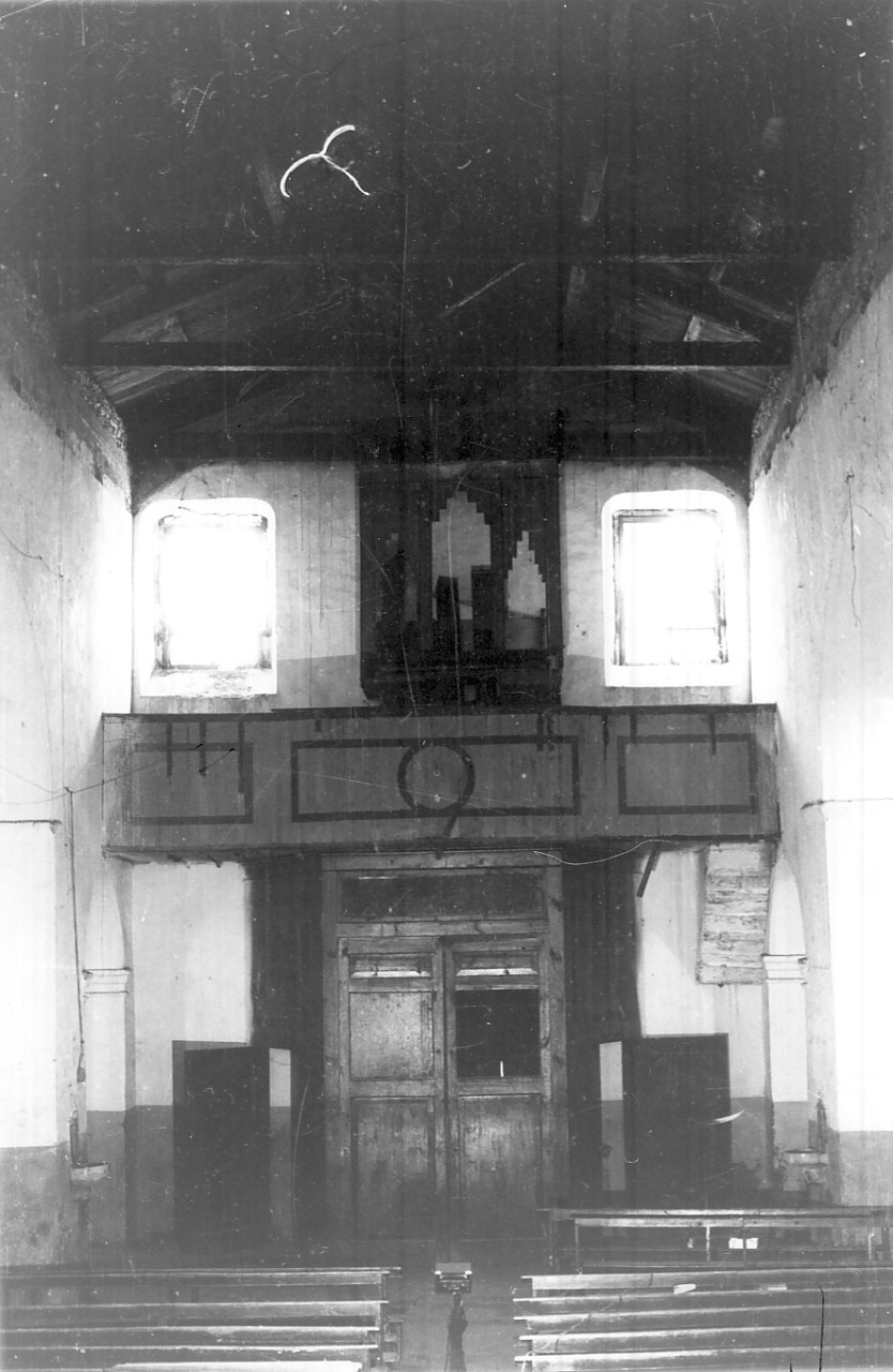 tribuna d'organo, opera isolata - bottega calabrese (sec. XVIII)