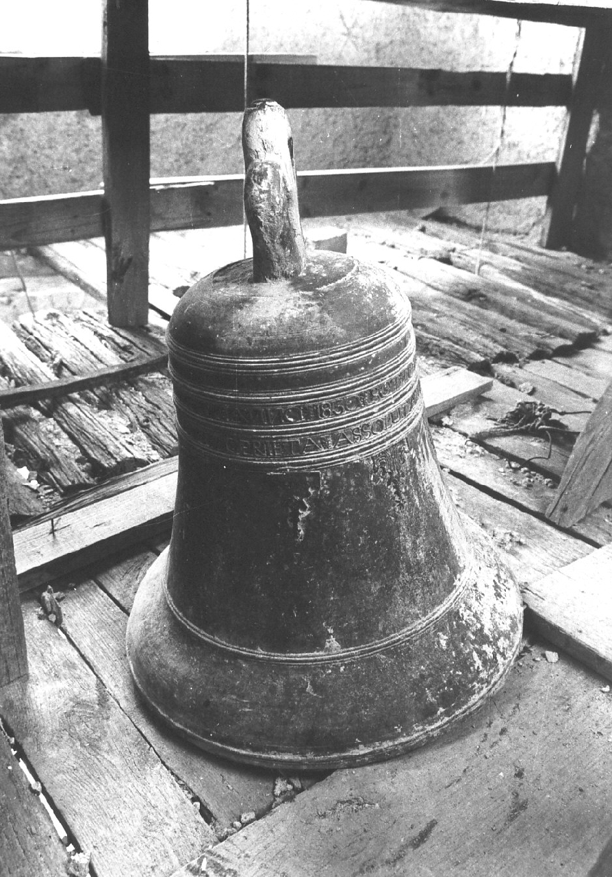 campana, opera isolata - bottega Italia meridionale (sec. XIX)