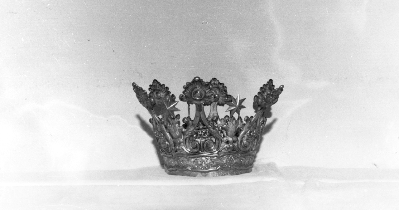 corona, opera isolata - bottega Italia meridionale (sec. XIX)