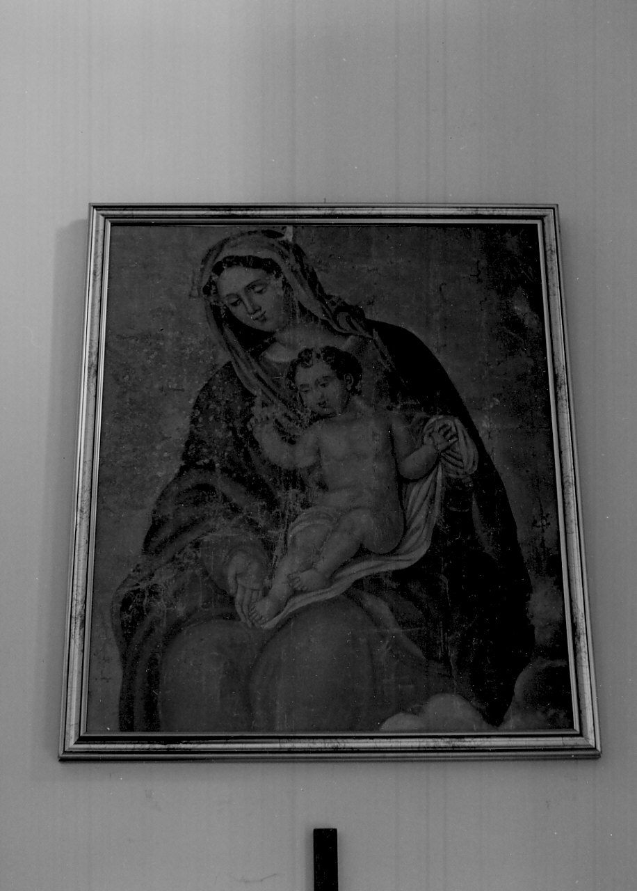 Madonna con Bambino (dipinto, opera isolata) - ambito Italia meridionale (prima metà sec. XIX)