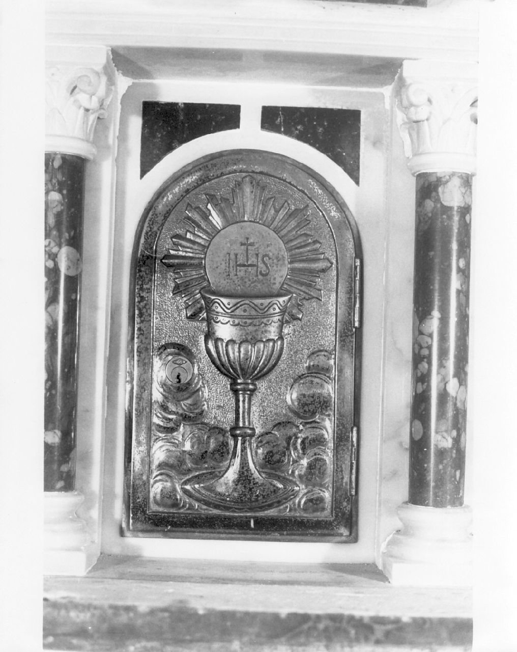 sportello di tabernacolo, opera isolata - bottega Italia meridionale (sec. XIX)
