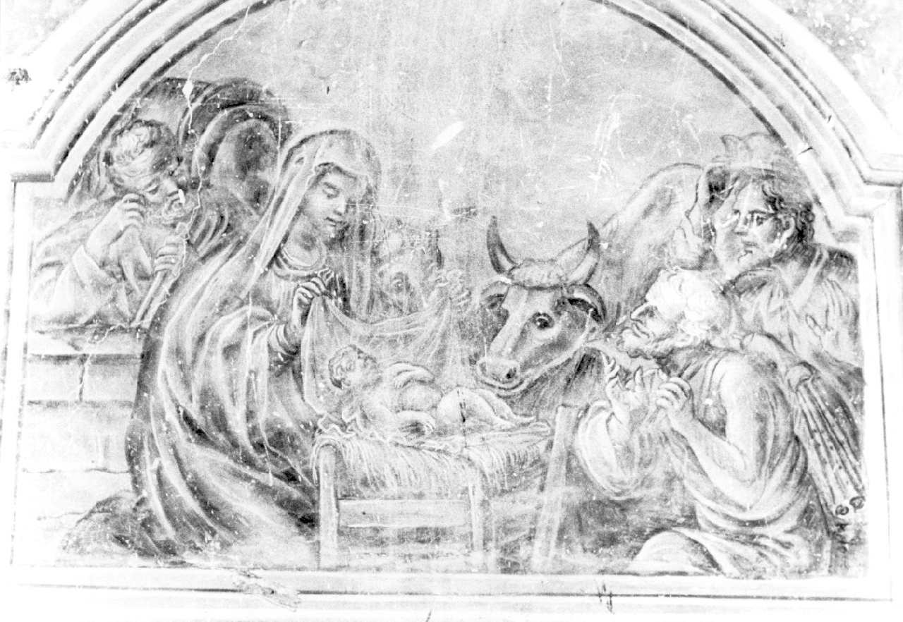 natività di Gesù (dipinto, opera isolata) - ambito calabrese (sec. XVIII)