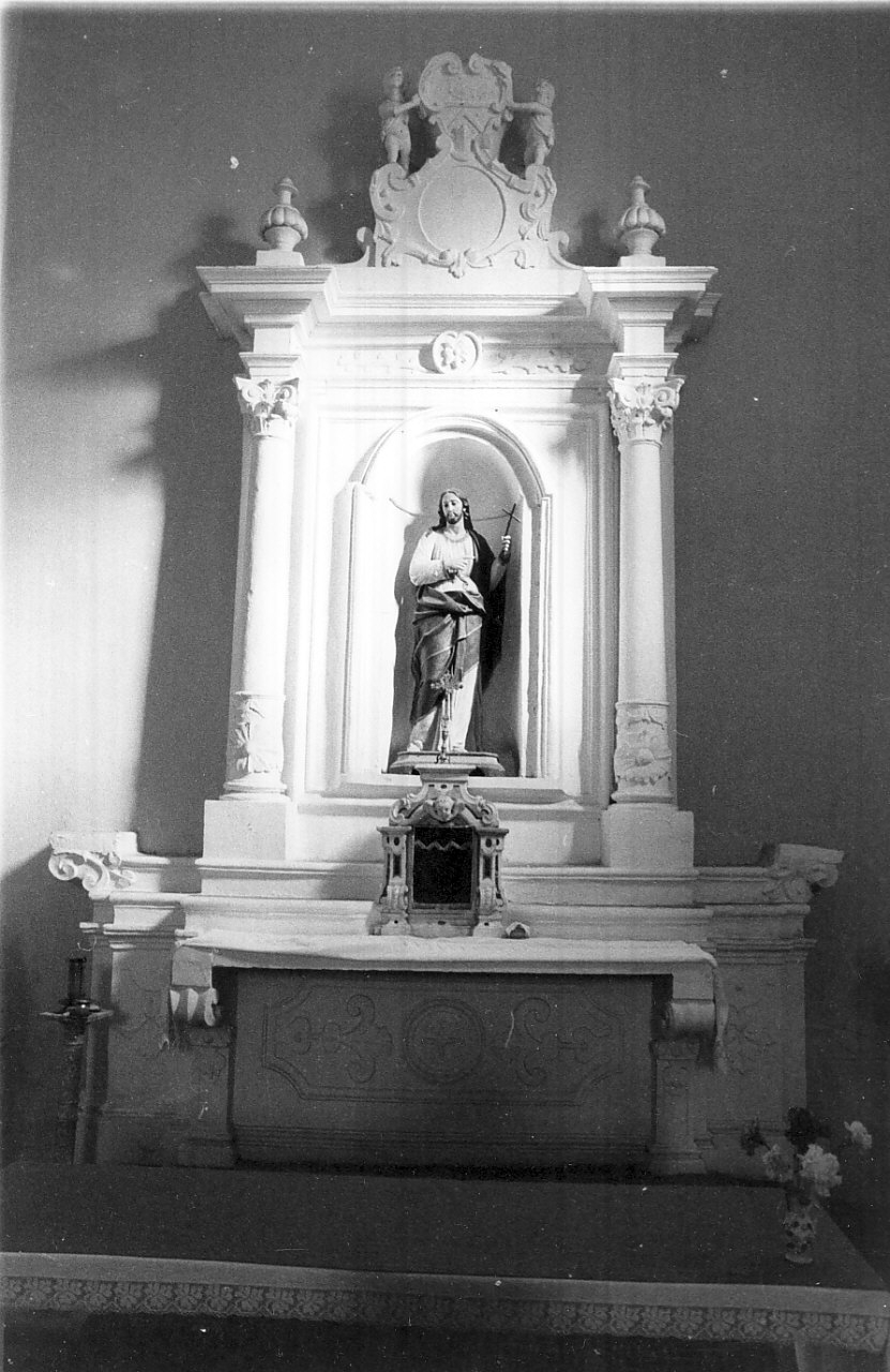 altare maggiore, opera isolata - bottega calabrese (fine sec. XVIII)