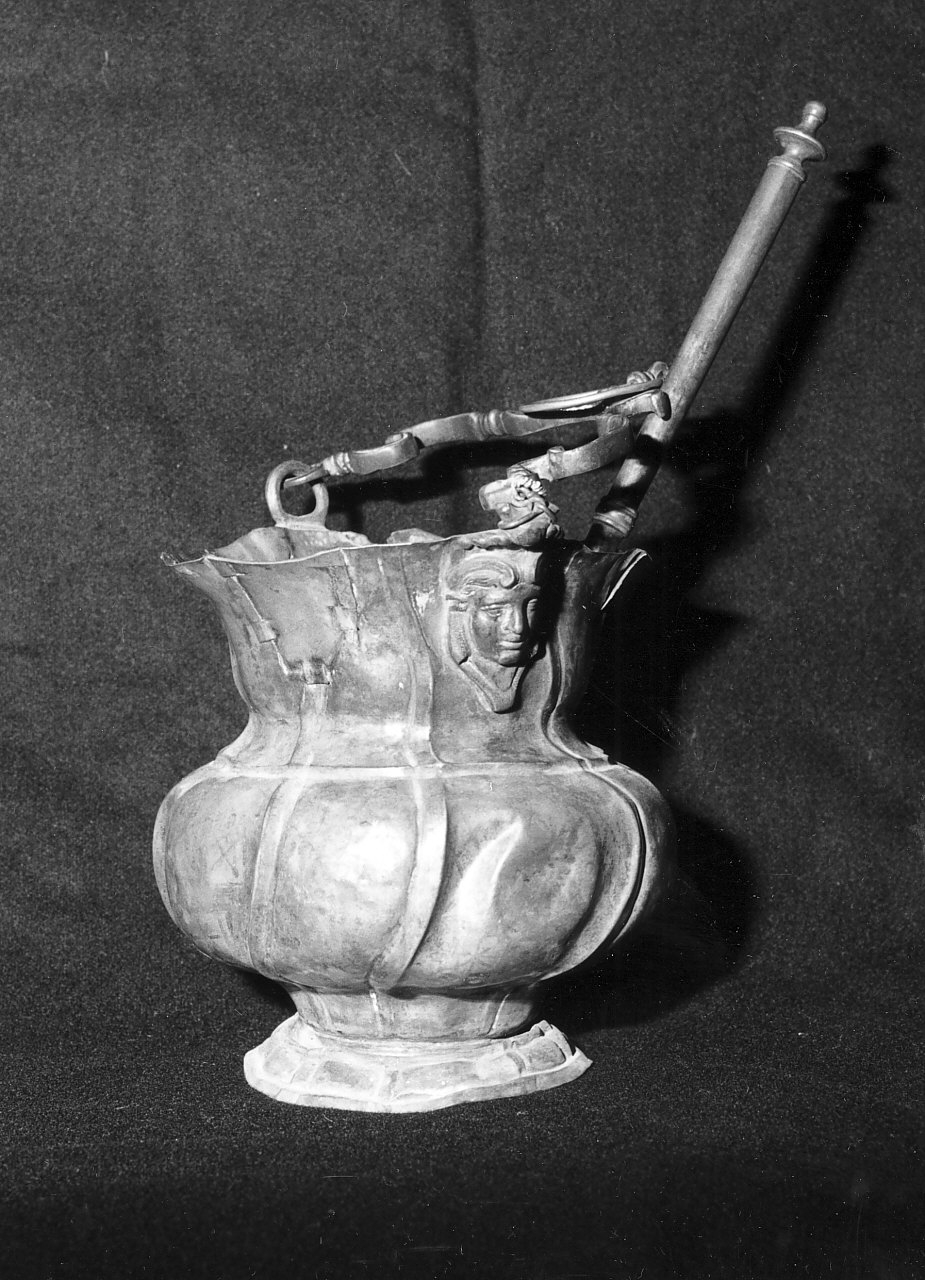 servizio per aspersione, coppia - bottega Italia meridionale (seconda metà sec. XIX)