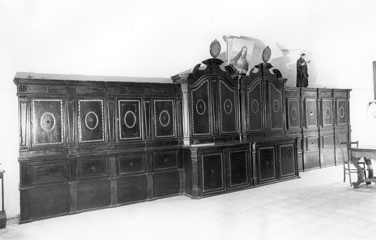 armadio da sacrestia, opera isolata - bottega calabrese (sec. XIX)