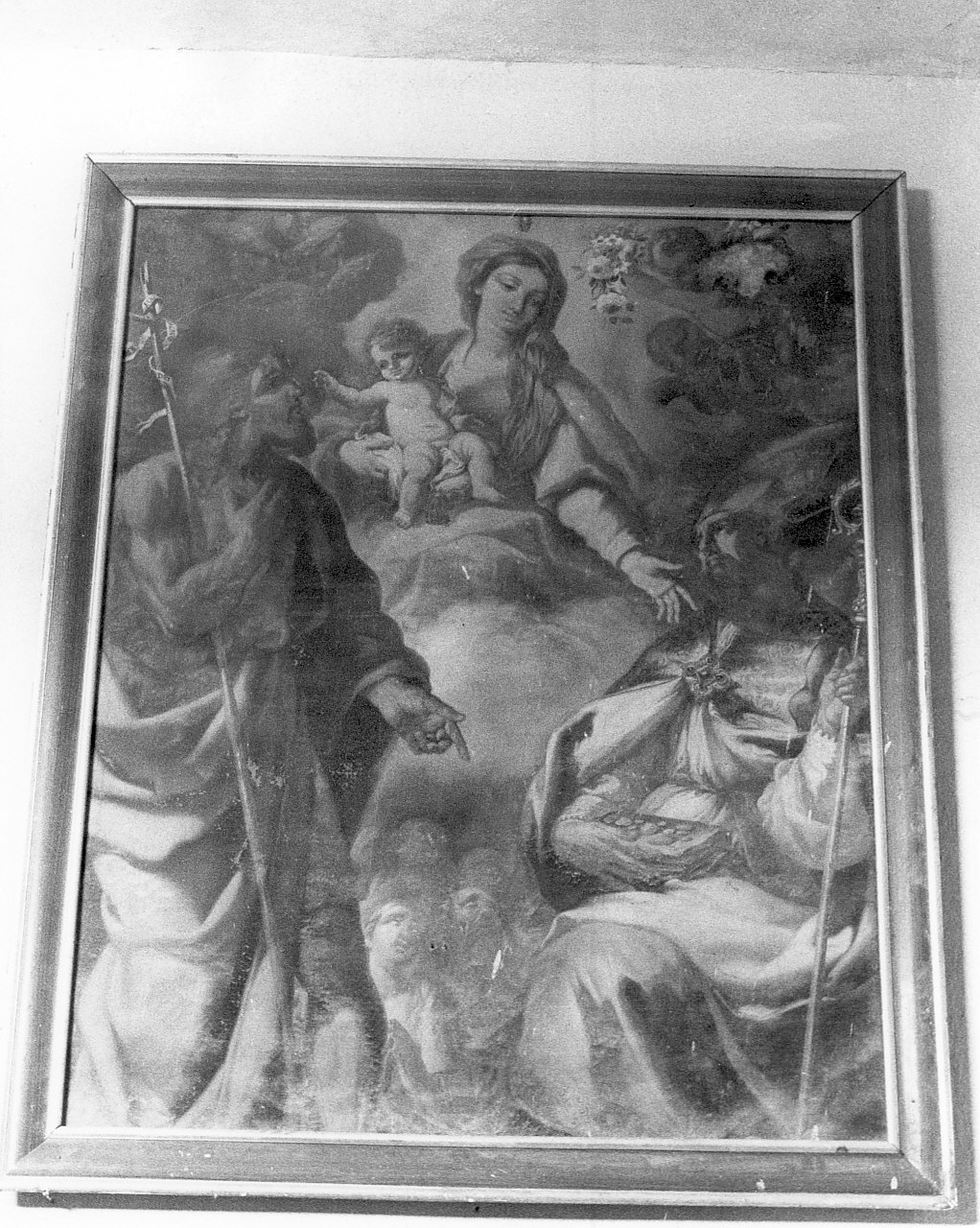 Madonna con Bambino e Santi (dipinto, opera isolata) - ambito Italia meridionale (sec. XVIII)