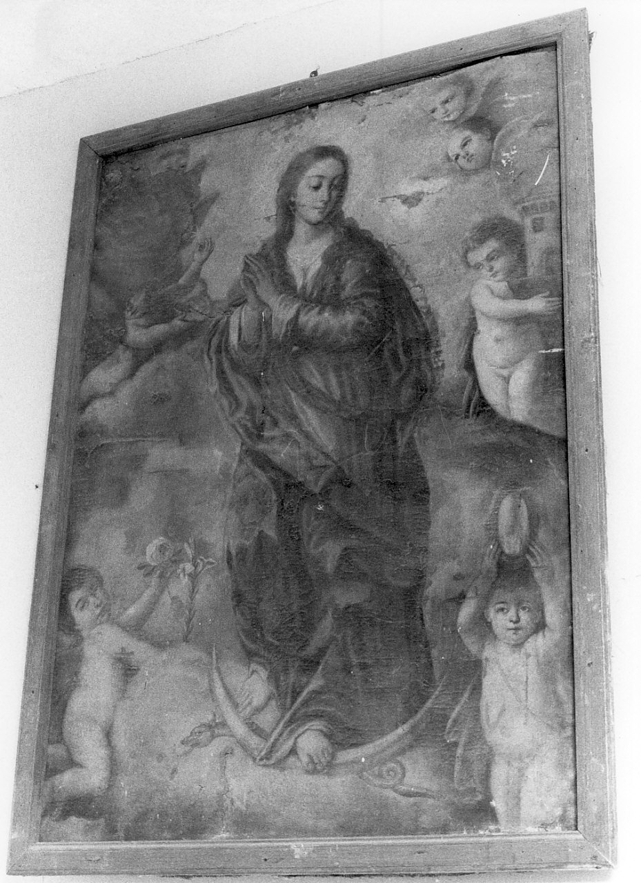 Madonna Immacolata (dipinto, opera isolata) - ambito Italia meridionale (sec. XVIII)