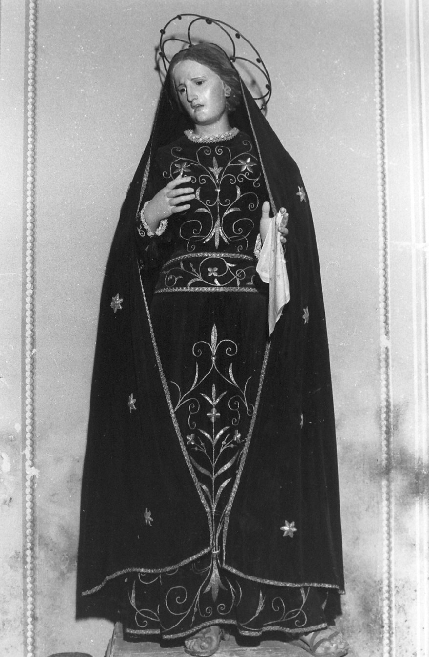 Madonna Addolorata (statua, opera isolata) di Gerrone (sec. XIX)