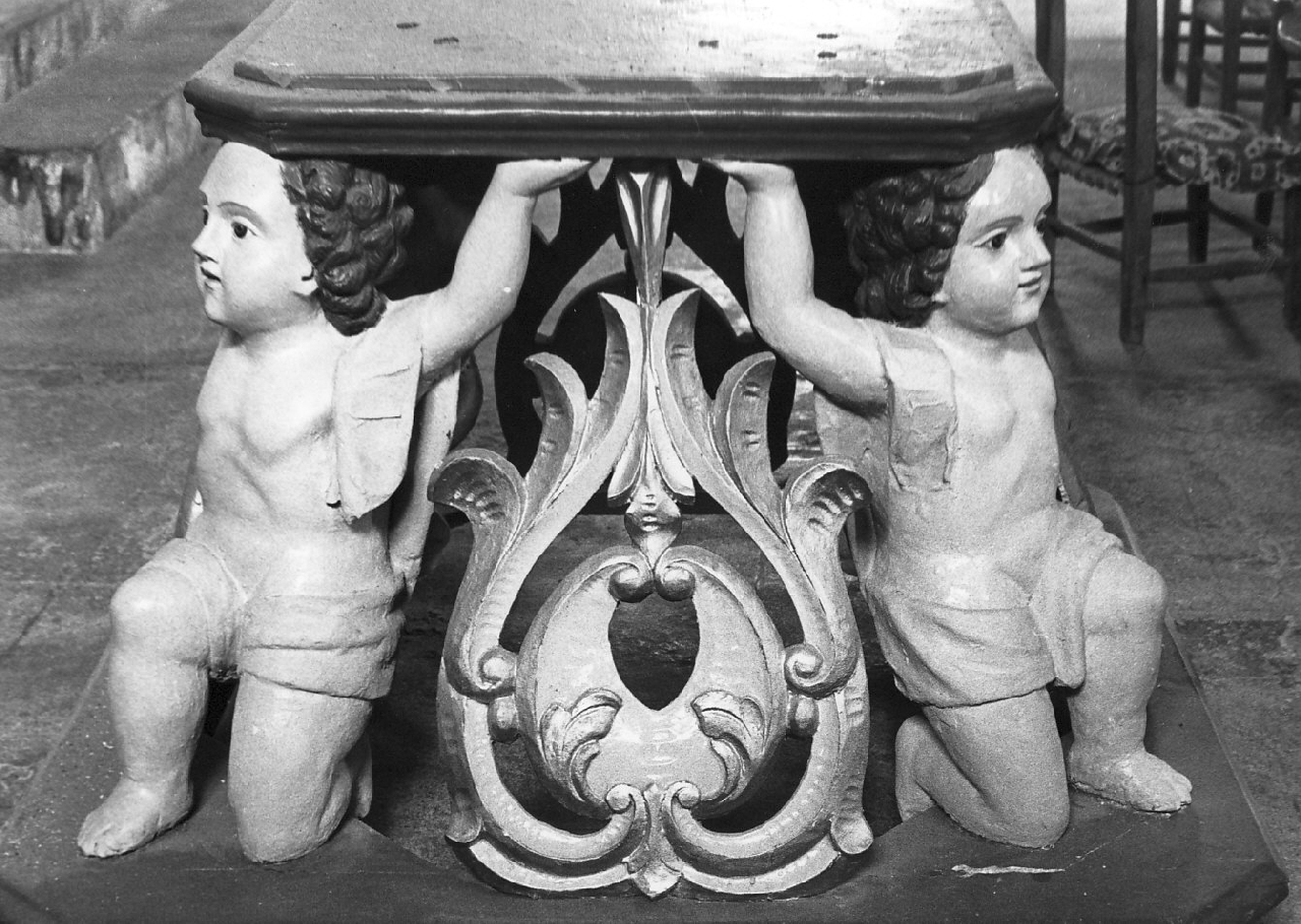 piedistallo di statua, opera isolata - bottega calabrese (fine/inizio secc. XVIII/ XIX)