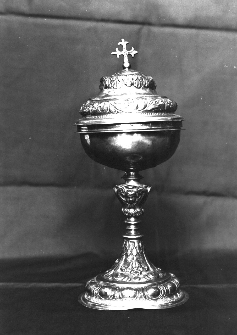 pisside, opera isolata - bottega napoletana (sec. XVIII)