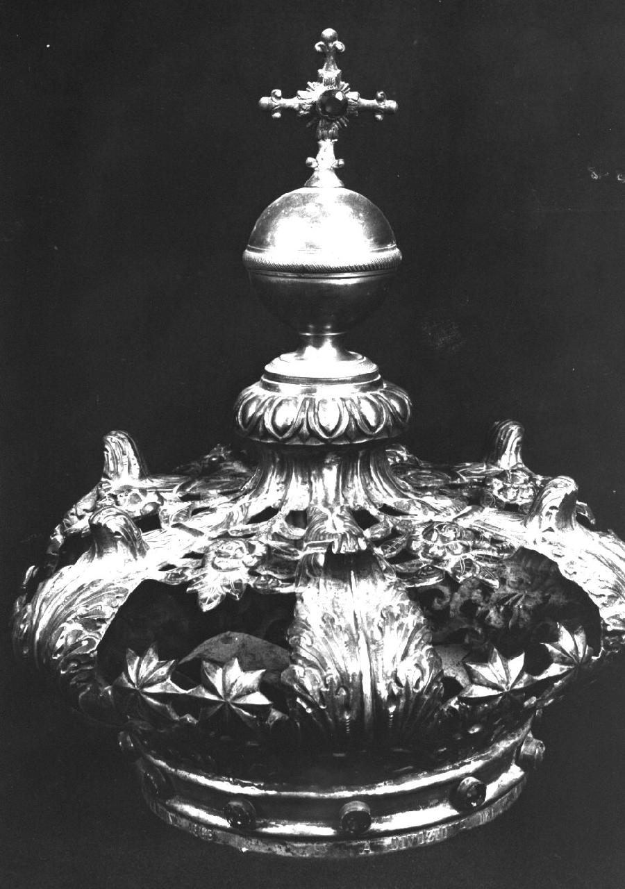 corona, opera isolata - bottega Italia meridionale (sec. XIX)