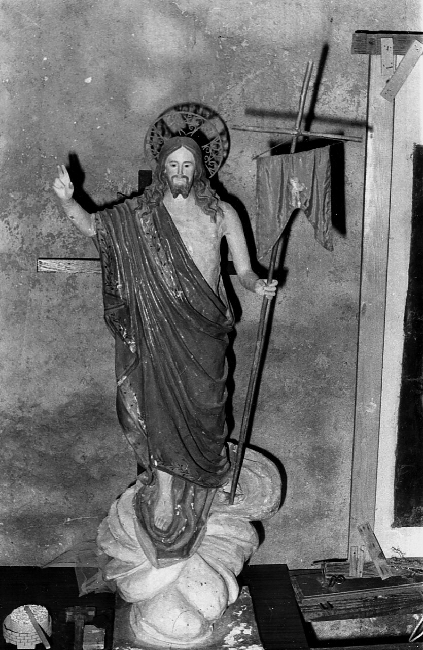Cristo risorto (statua, opera isolata) - bottega calabrese (fine/inizio secc. XIX/ XX)