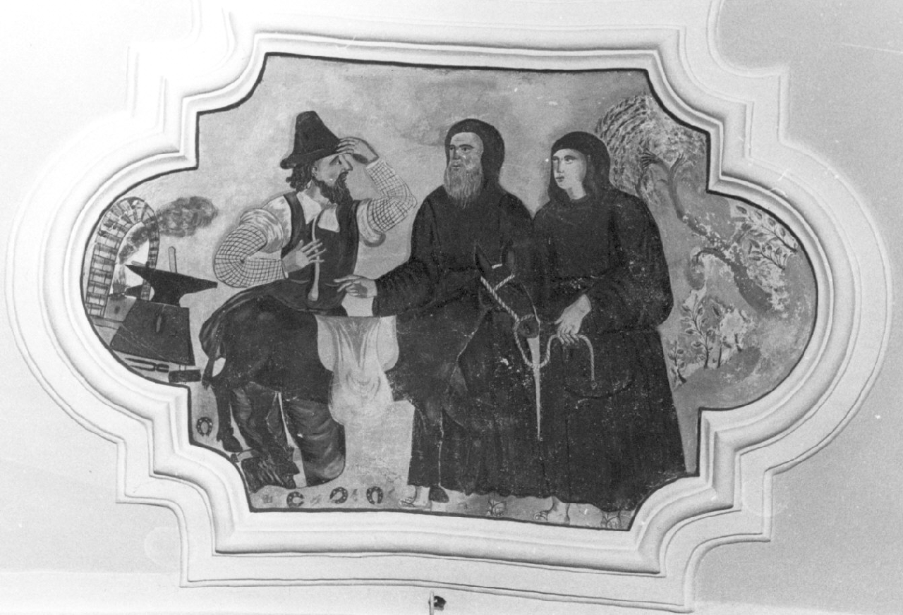 miracolo di San Francesco di Paola (dipinto, elemento d'insieme) - ambito calabrese (sec. XIX)