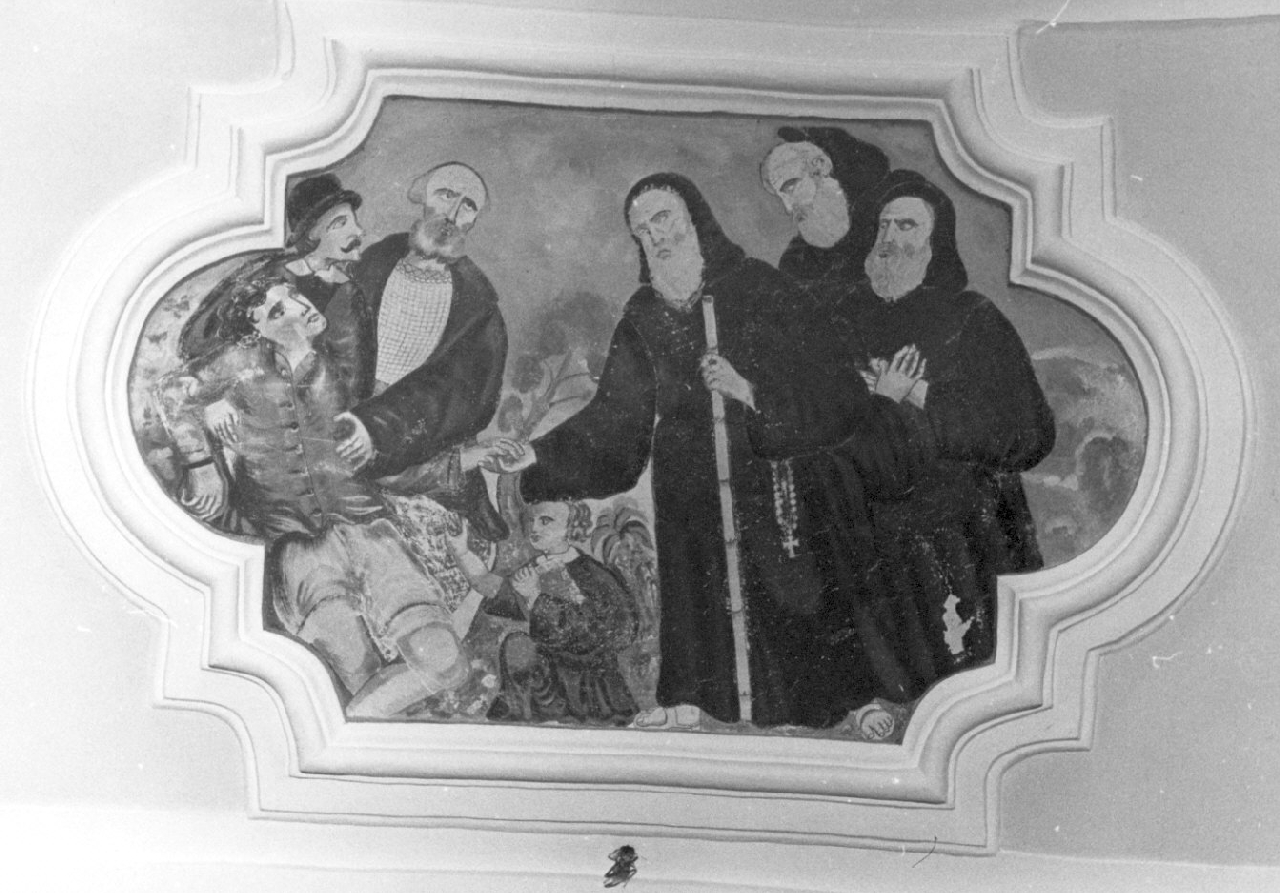 miracolo di San Francesco di Paola (dipinto, elemento d'insieme) - ambito calabrese (sec. XIX)