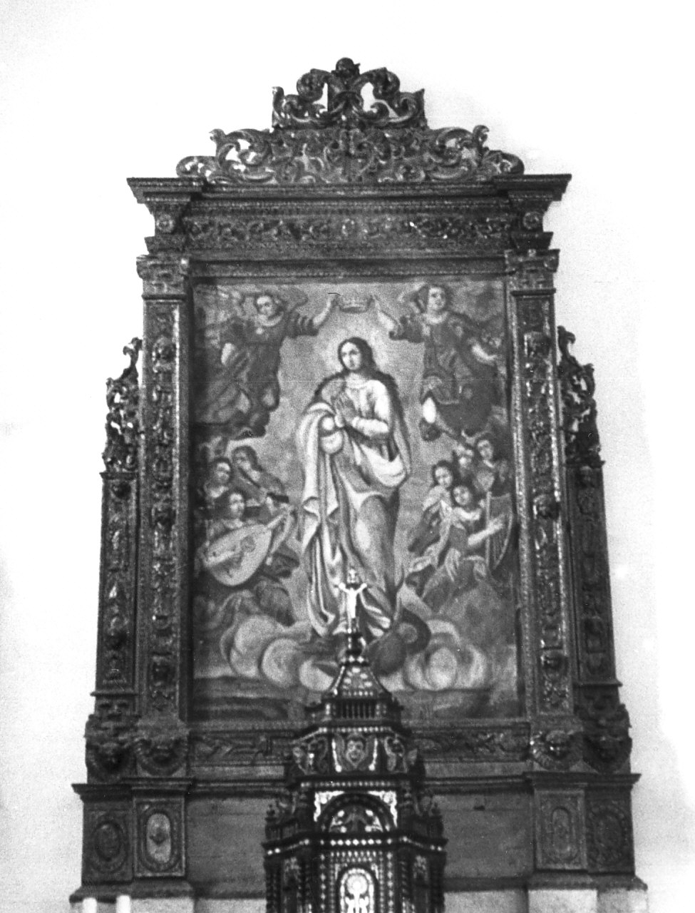 cornice di pala d'altare - bottega calabrese (sec. XVIII)