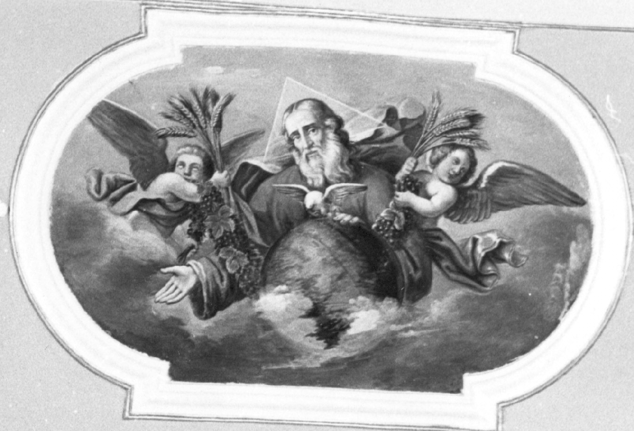 Dio Padre (dipinto, elemento d'insieme) di Santoro Giovanni Battista (seconda metà sec. XIX)