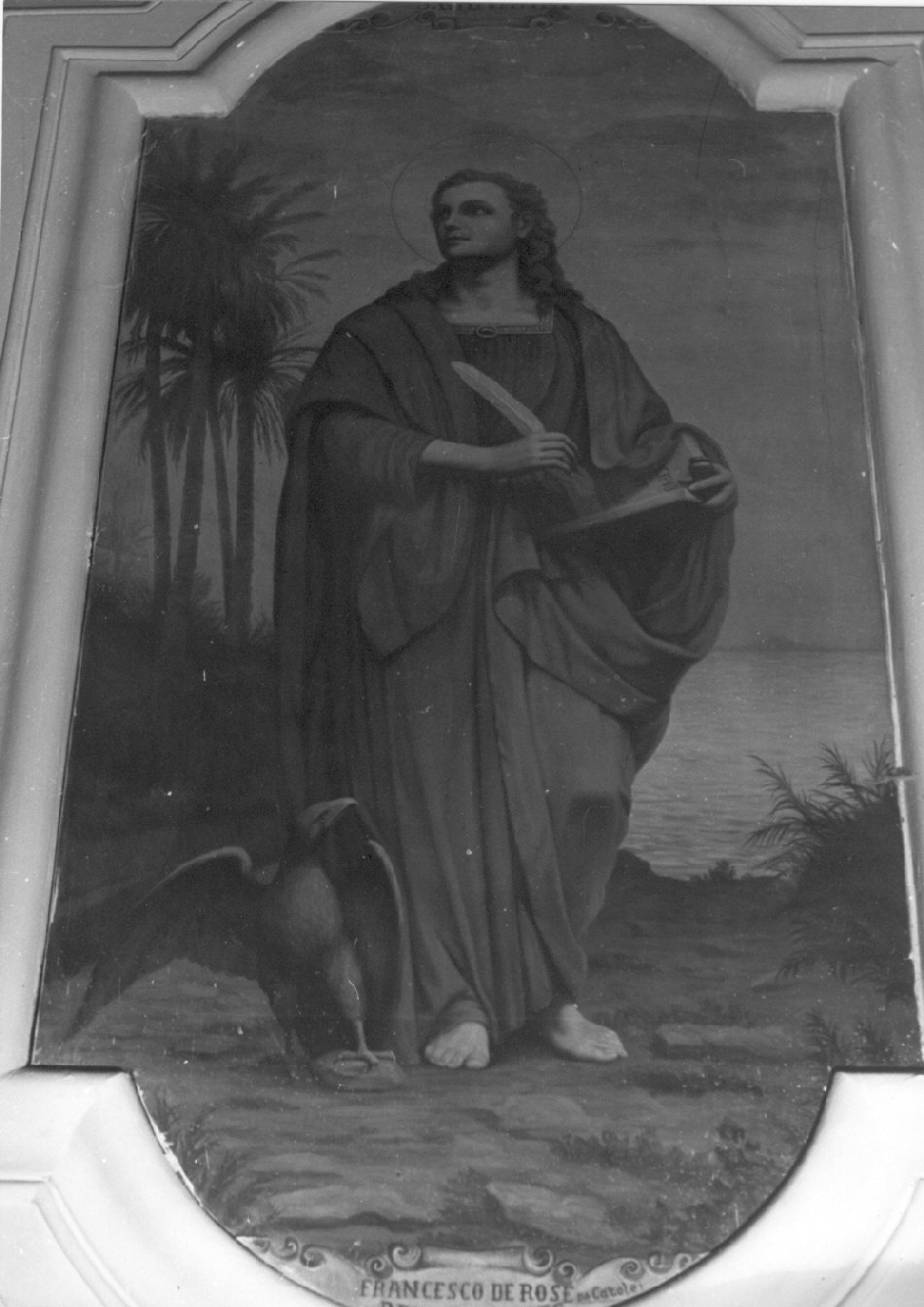 San Giovanni Evangelista (dipinto, elemento d'insieme) di Calcagno Luigi (seconda metà sec. XIX)