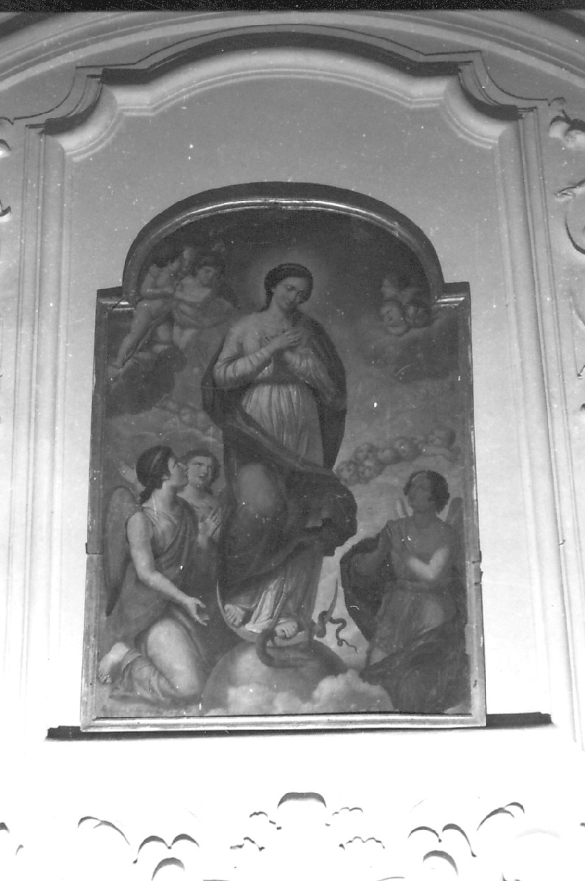 Madonna Immacolata (dipinto, opera isolata) - ambito Italia meridionale (sec. XIX)