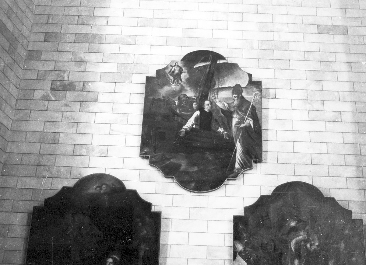 San Nicola di Bari placa la tempesta (dipinto, ciclo) - ambito napoletano (sec. XVIII)