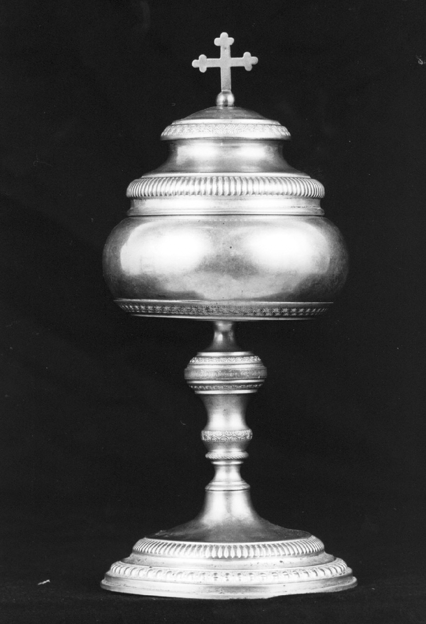 pisside, opera isolata - bottega napoletana (sec. XIX)