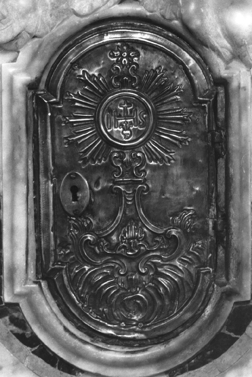 sportello di tabernacolo, elemento d'insieme - bottega napoletana (sec. XVIII)