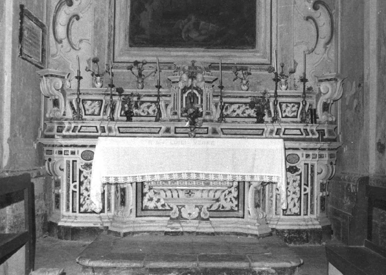 altare, opera isolata - bottega calabrese (sec. XIX)