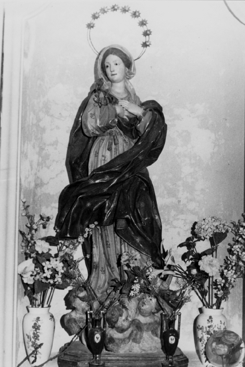 Madonna Immacolata (dipinto, opera isolata) - bottega calabrese (sec. XVIII)