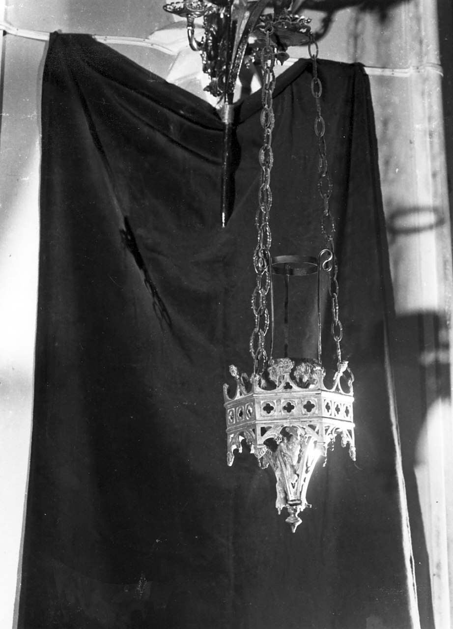 portalampade da chiesa - bottega napoletana (sec. XIX)