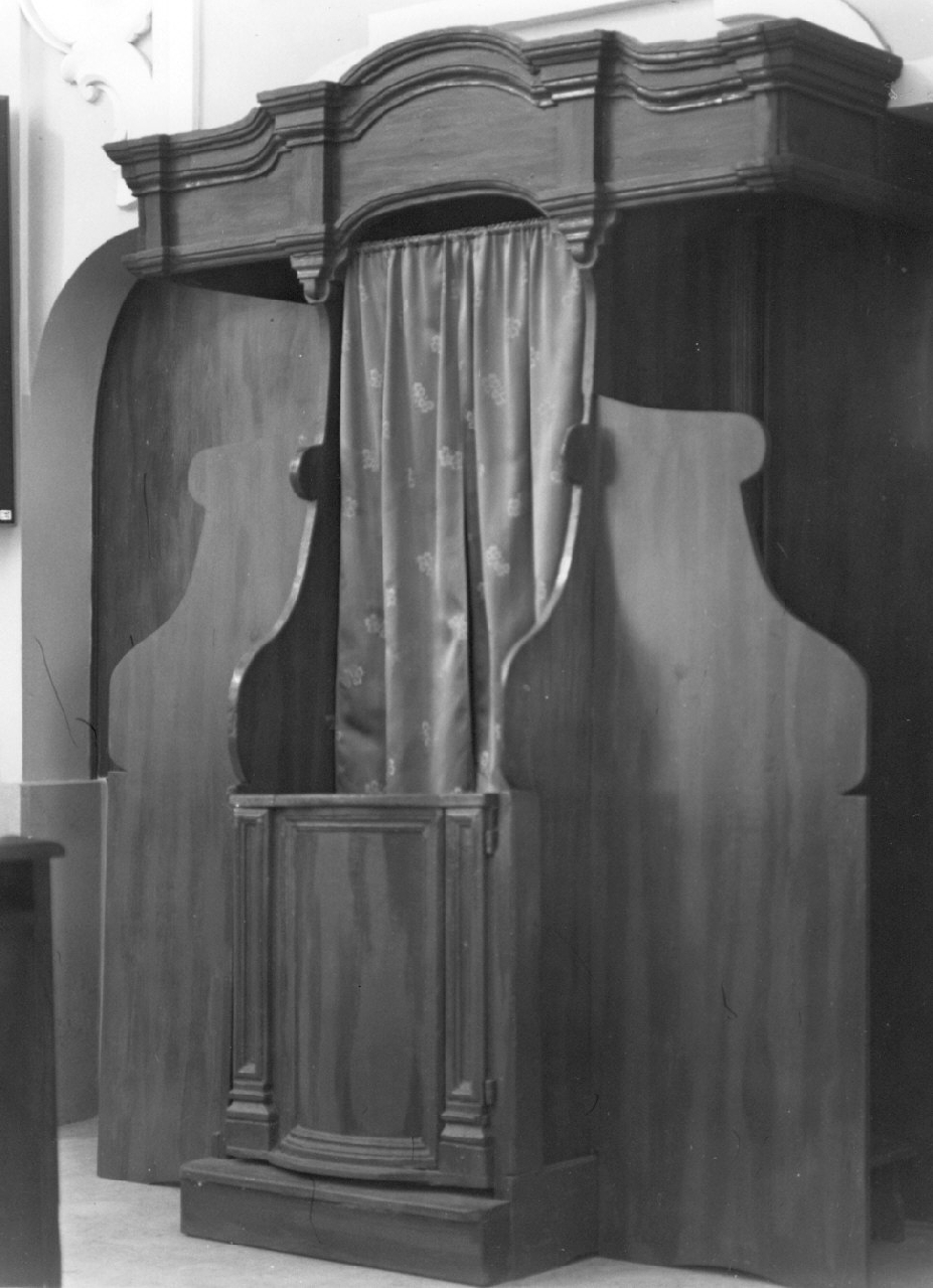 confessionale, opera isolata - bottega calabrese (sec. XIX)