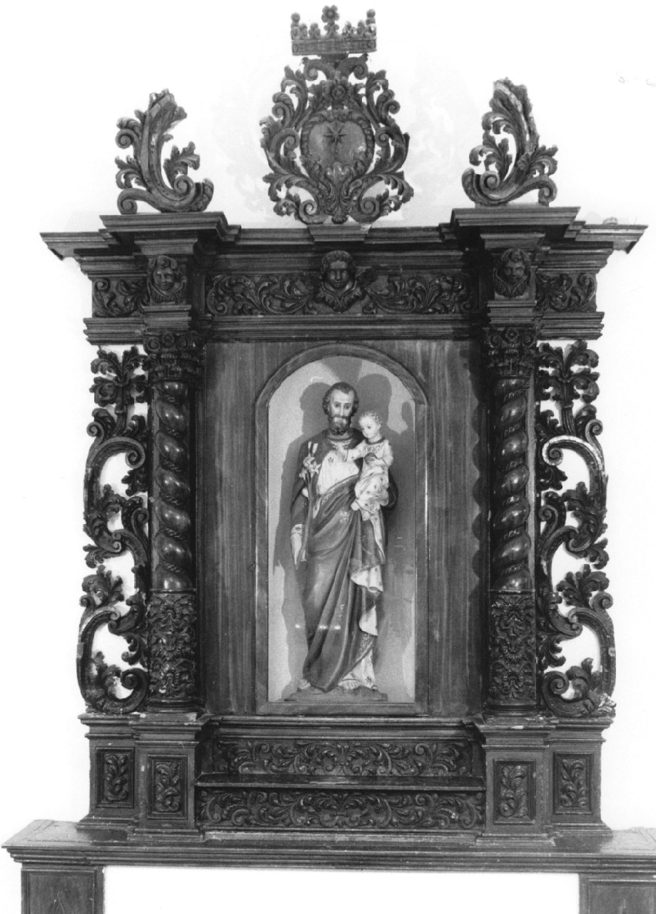 altare, opera isolata - bottega calabrese (sec. XVIII)