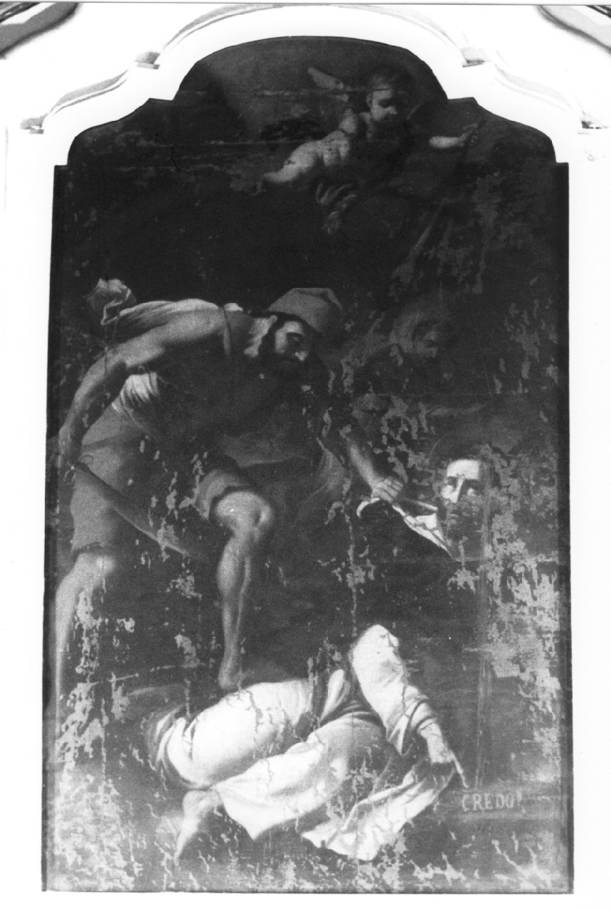 Martirio di San Pietro da Verona (dipinto, opera isolata) di Colelli Francesco (sec. XVIII)
