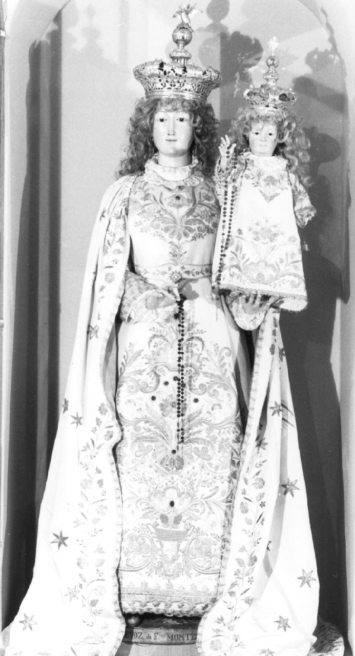 Madonna del Rosario (manichino, opera isolata) - manifattura calabrese (sec. XVIII)