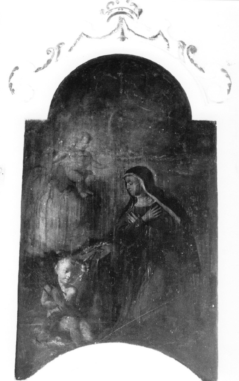 Santa Chiara (dipinto, opera isolata) - ambito calabrese (sec. XVII)