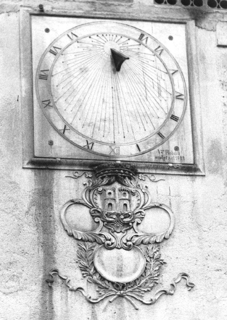 meridiana, opera isolata di Roberti Vincenzo (sec. XIX)