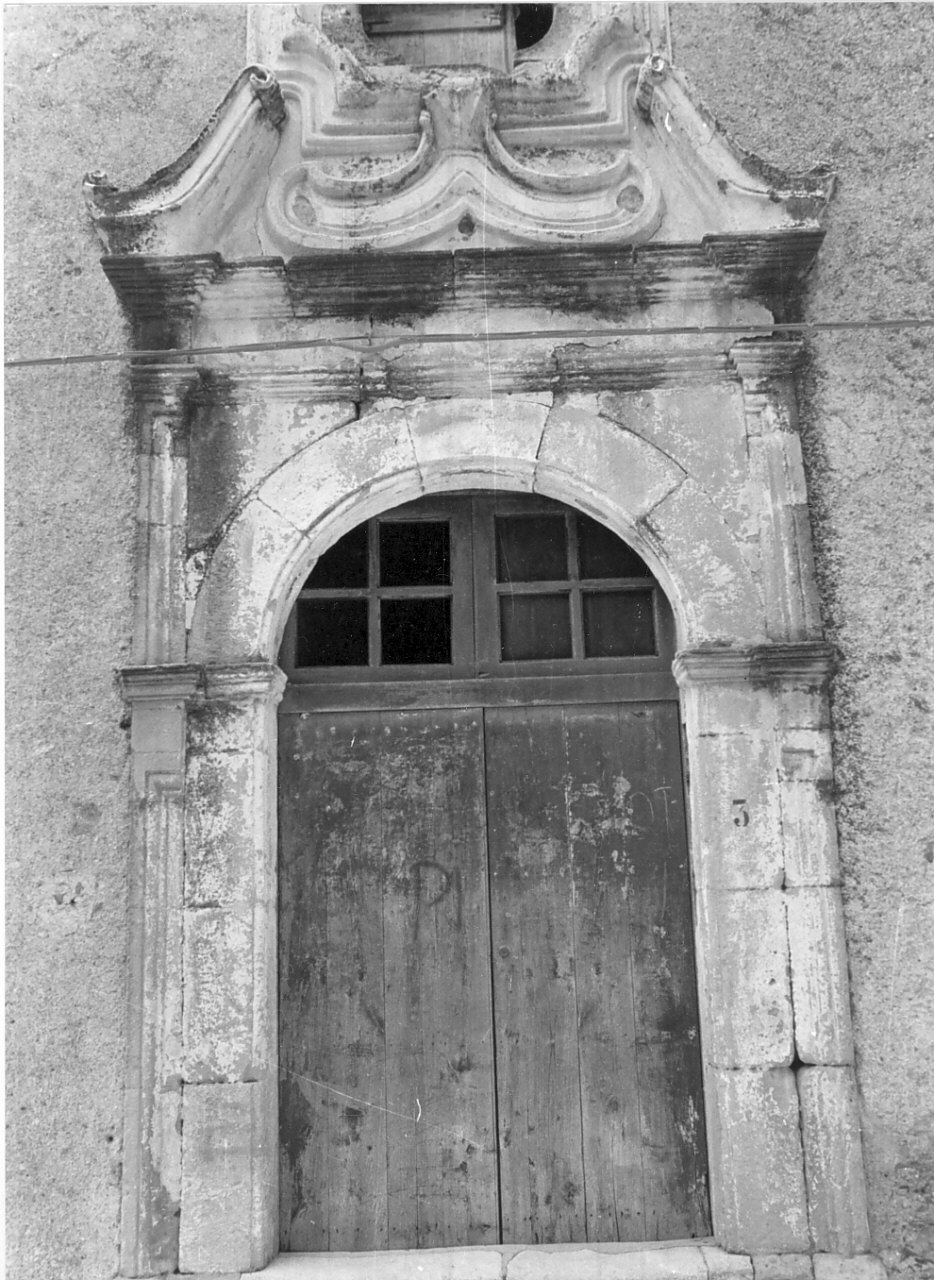 portale, opera isolata - bottega calabrese (sec. XVIII)