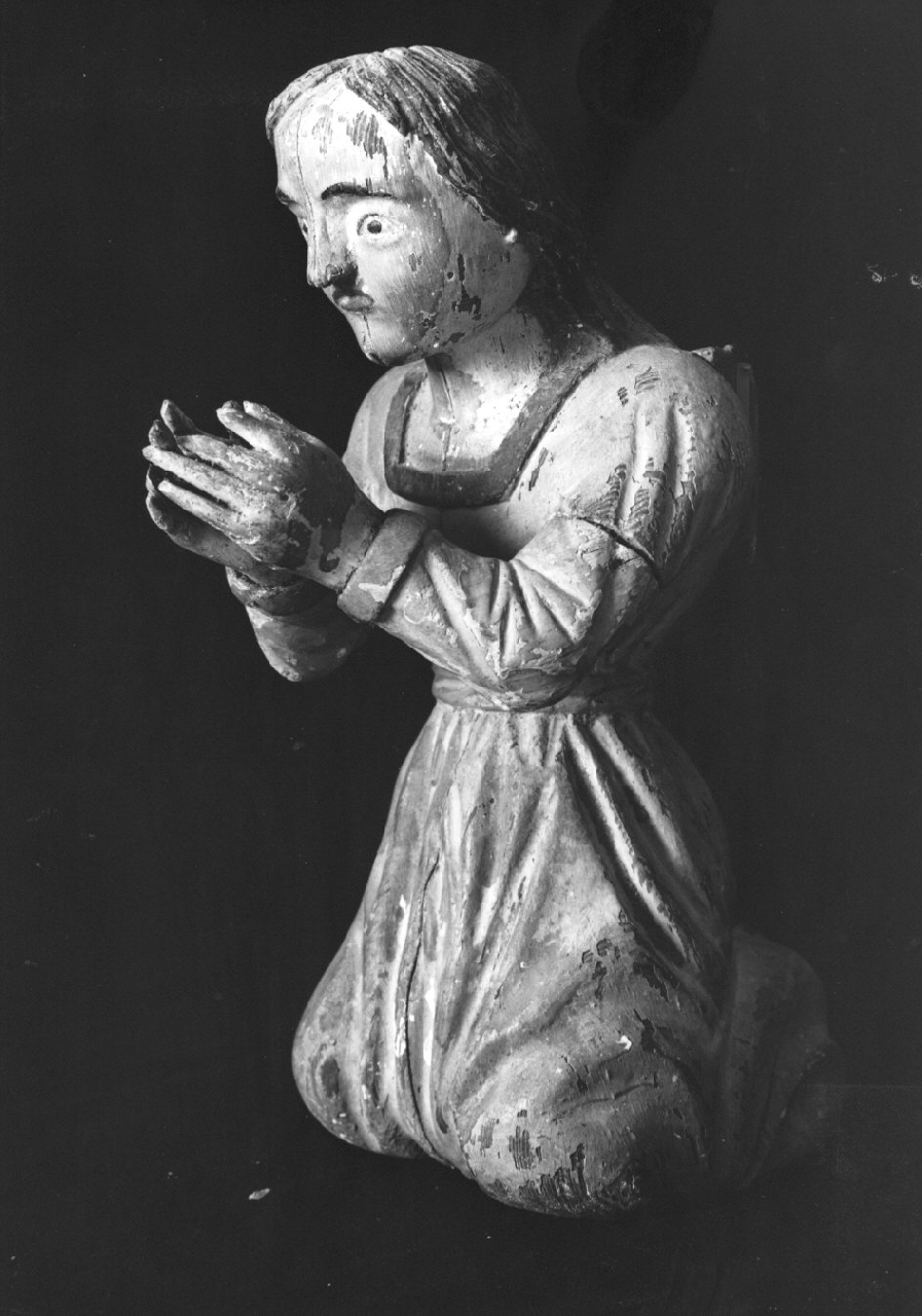 angelo (statuetta, opera isolata) - bottega calabrese (sec. XIX)